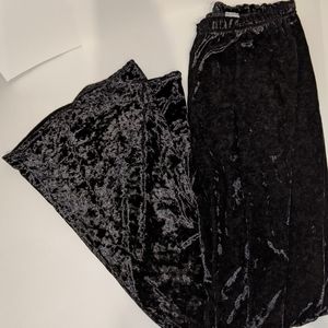 Crushed Velvet Bell Bottoms